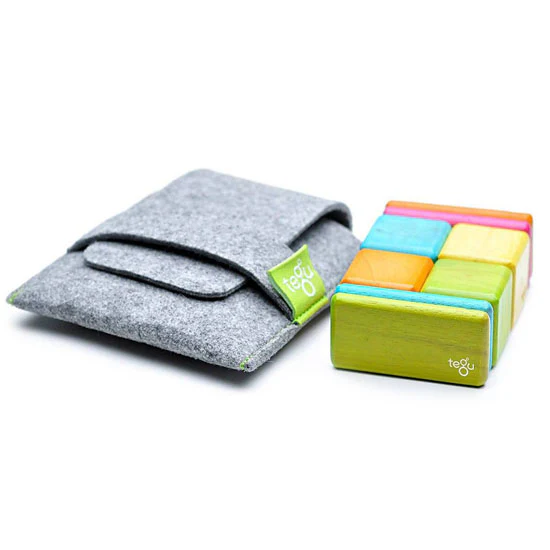 Tegu 8-Piece Pocket Pouch Block Set - Tints