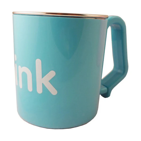ThinkBaby BPA Free Kid's Cup 6m - Light Blue - Image 2