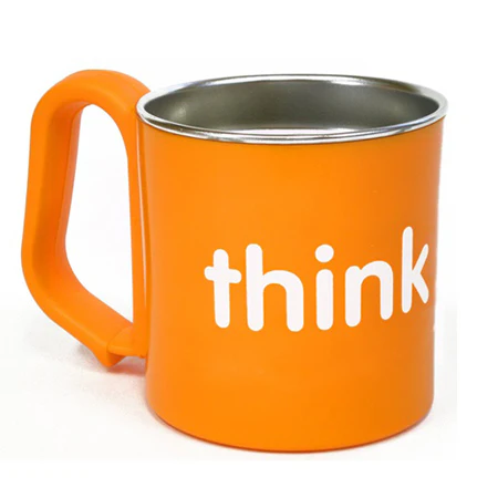 ThinkBaby BPA Free Kid's Cup 6m - Orange - Image 2