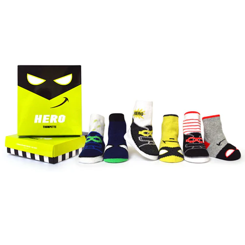 Trumpette Hero Socks - 6 Pack - 0-12 Months - Image 2