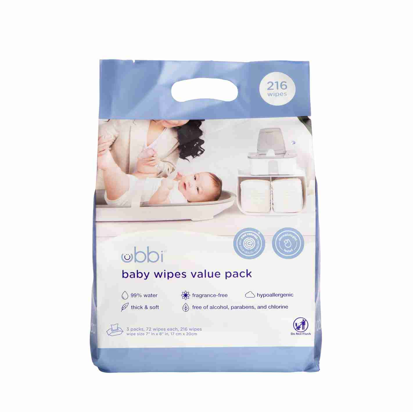 Ubbi Fragrance Free Baby Wipes - Image 2