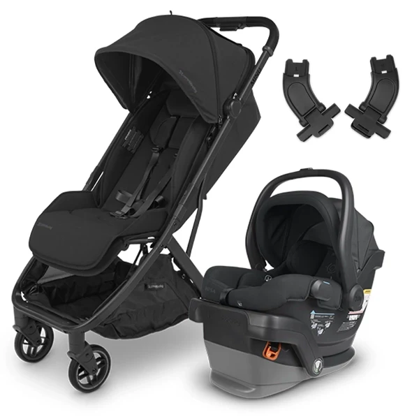 UPPAbaby MINU V3 Travel Stroller with Mesa V2 Infant Car Seat