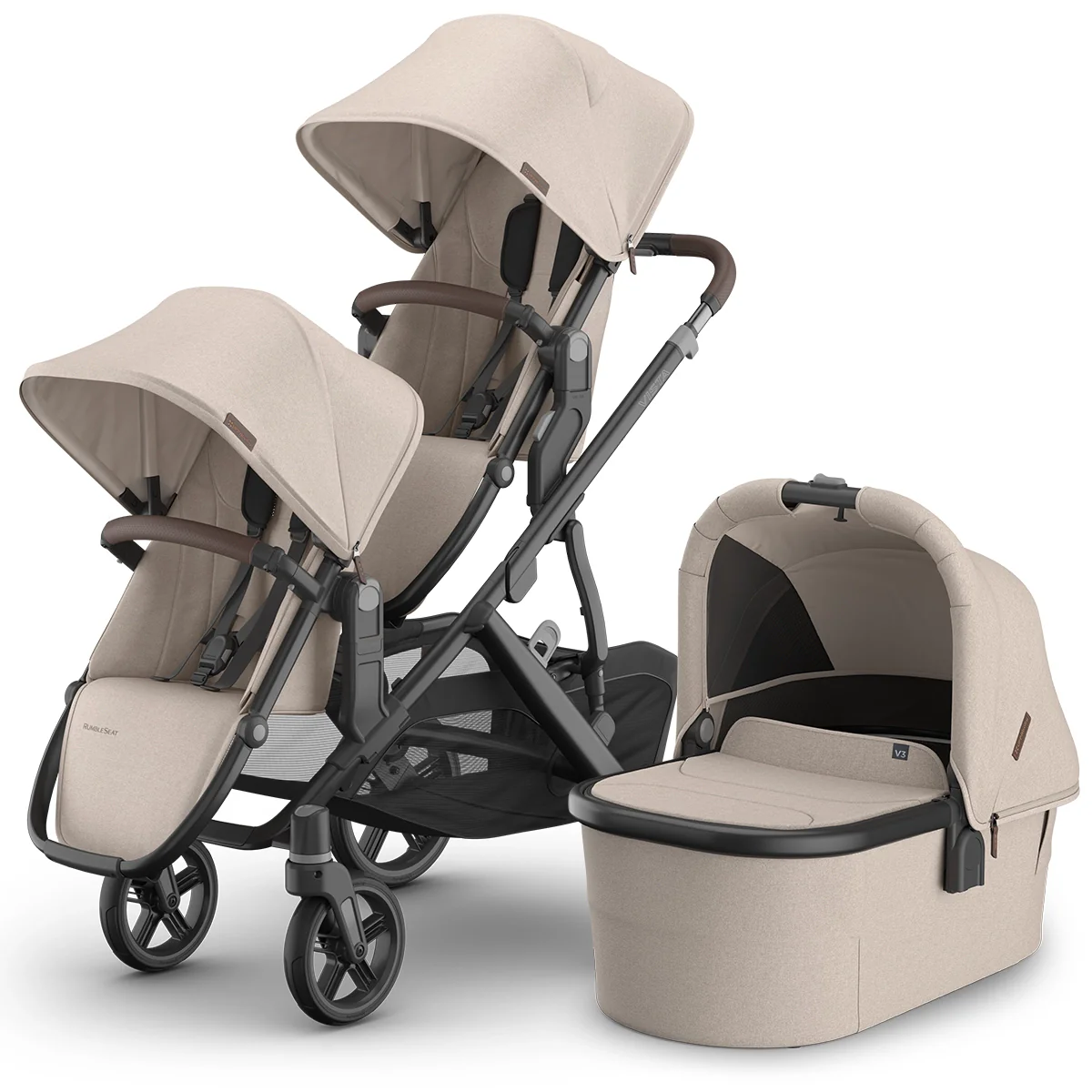 UPPAbaby Vista V3 Double Stroller + Bassinet - Image 13