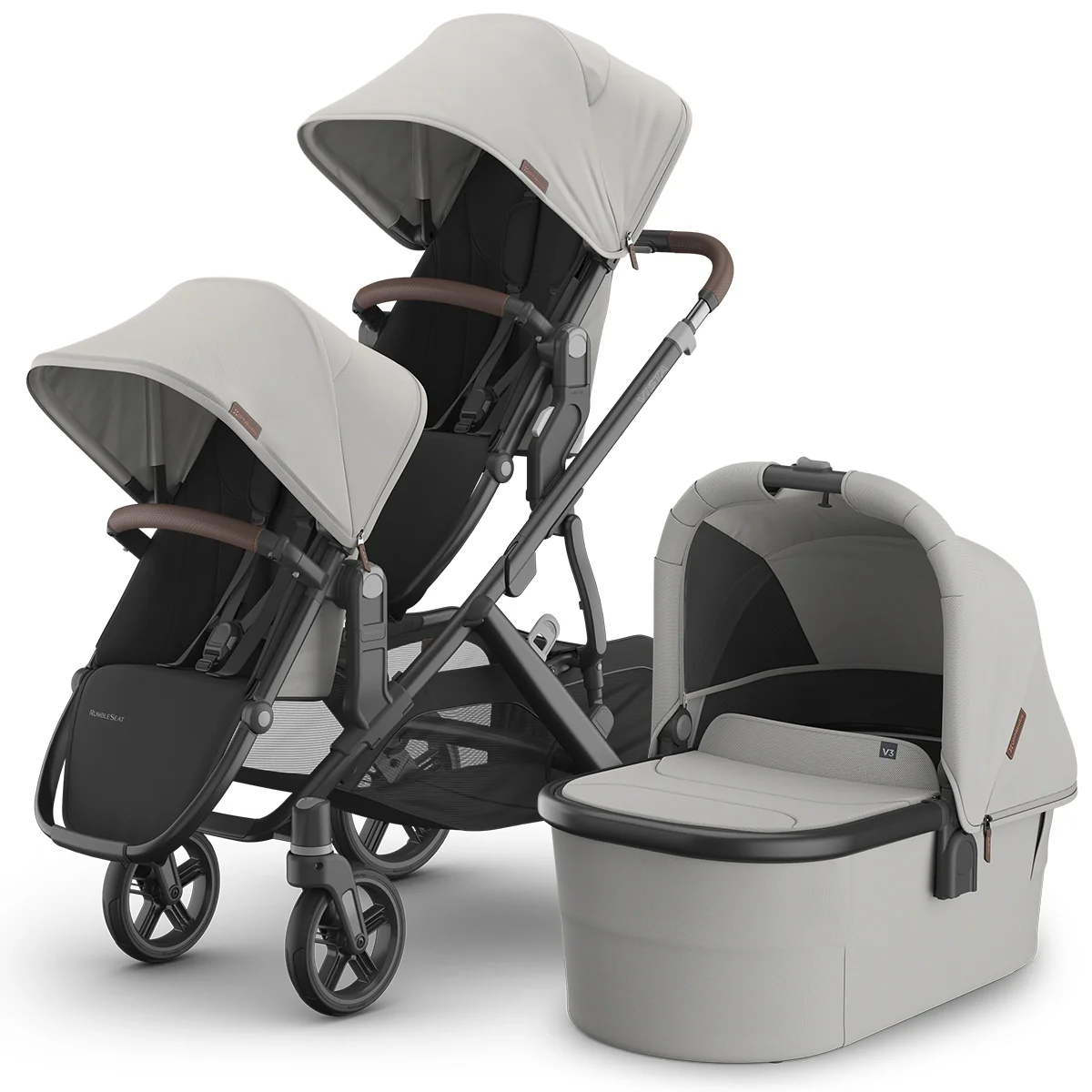 UPPAbaby Vista V3 Double Stroller + Bassinet - Image 15