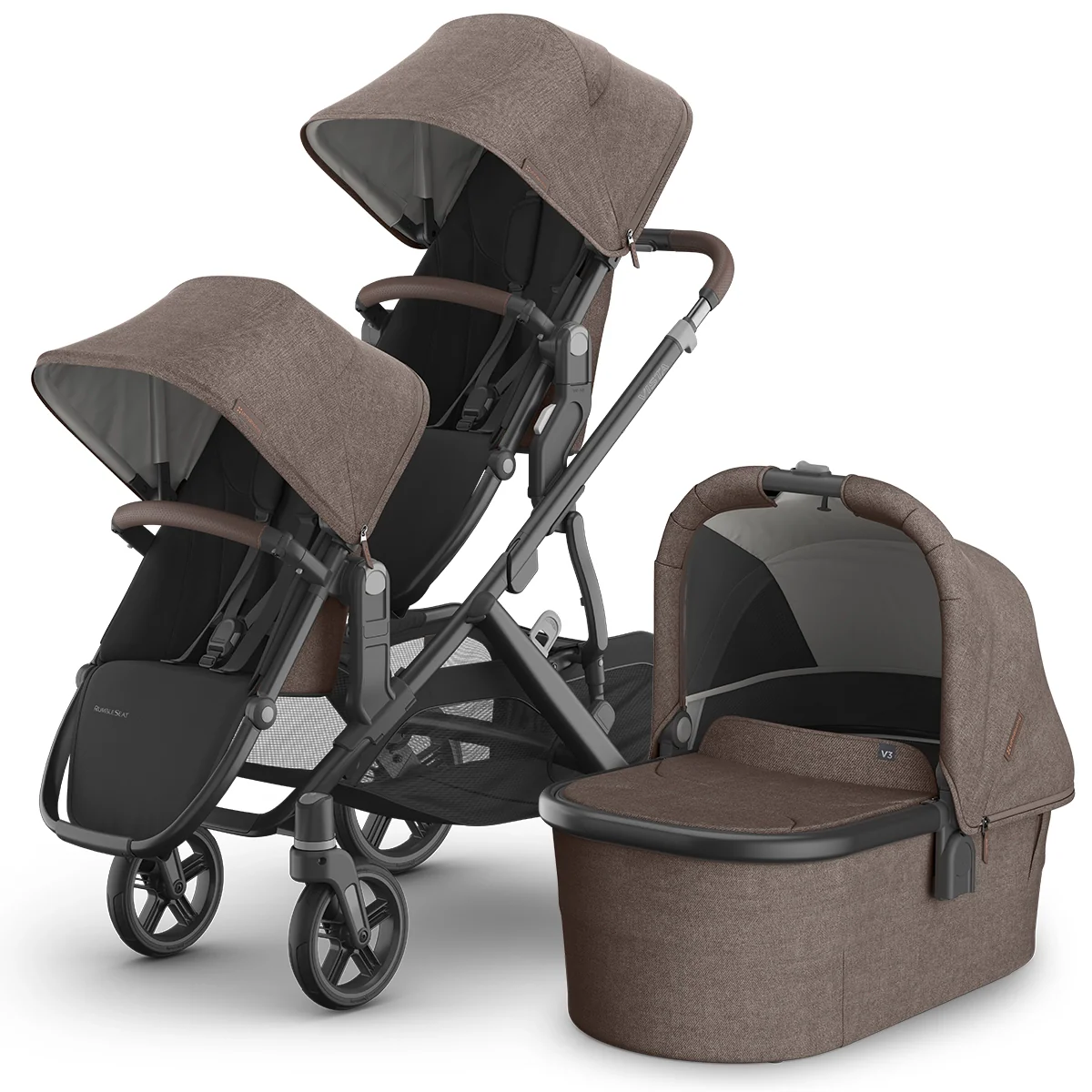 UPPAbaby Vista V3 Double Stroller + Bassinet - Image 16