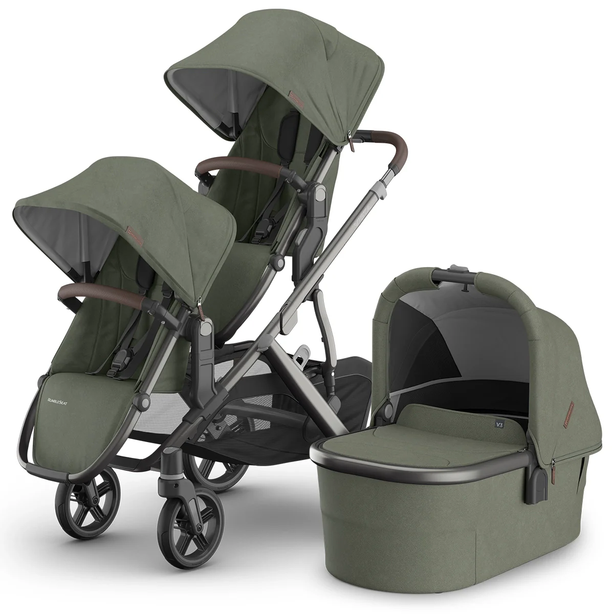 UPPAbaby Vista V3 Double Stroller + Bassinet - Image 18
