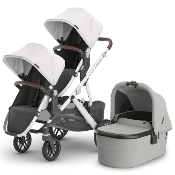 UPPAbaby Vista V3 Double Stroller + Bassinet - Image 9