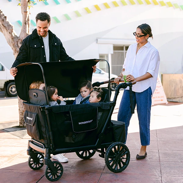 WonderFold L4 Quad Stroller Wagon - Image 15