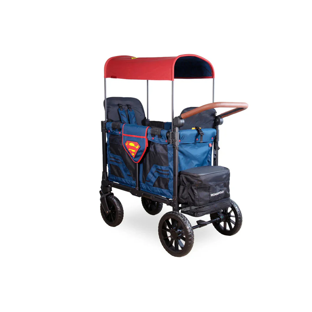 WonderFold Superman Stroller Wagon - Double (2 Seater)