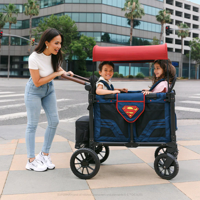 WonderFold Superman Stroller Wagon - Double (2 Seater) - Image 4