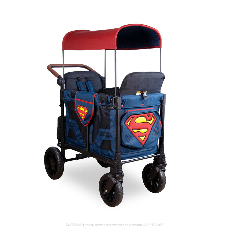 WonderFold Superman Stroller Wagon - Double (2 Seater) - Image 9