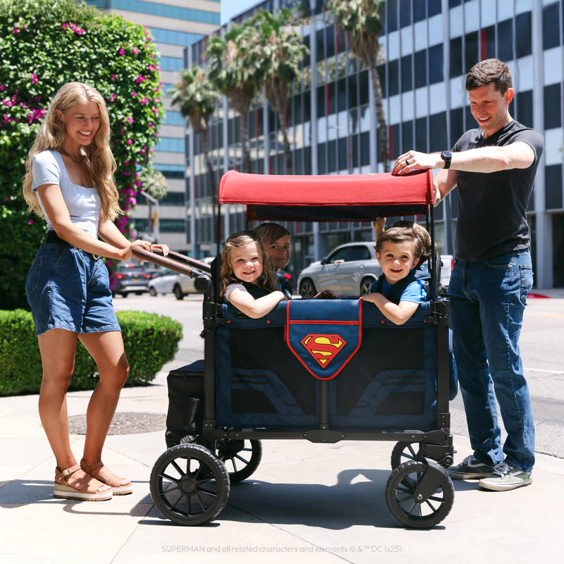 WonderFold Superman Stroller Wagon - Quad (4 Seater) - Image 21